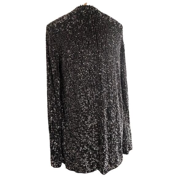 Free People Jacket Harley Sequin Bead Jacket Cardigan Kimono Festival XS Boho EC - Picture 11 of 13